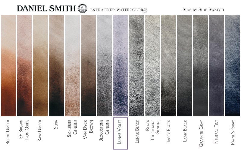DANIEL SMITH Extra Fine Watercolor 15ml Paint Tube, Lunar Violet, 0.51 Fl Oz (Pack of 1) - Image 4